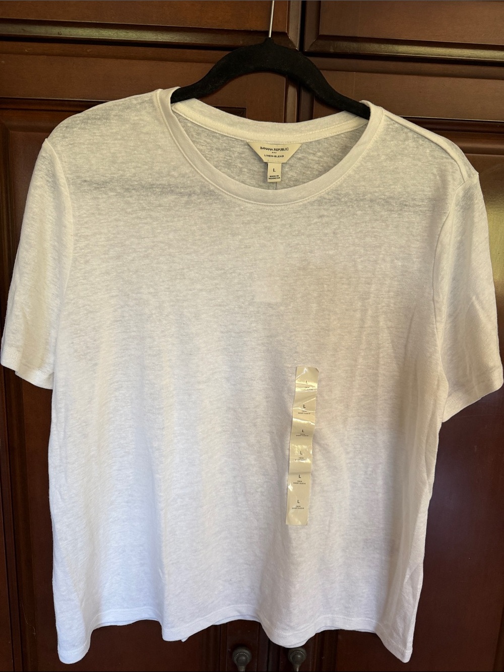 Banana Republic Woman’s White Short Sleeve Crew Tee